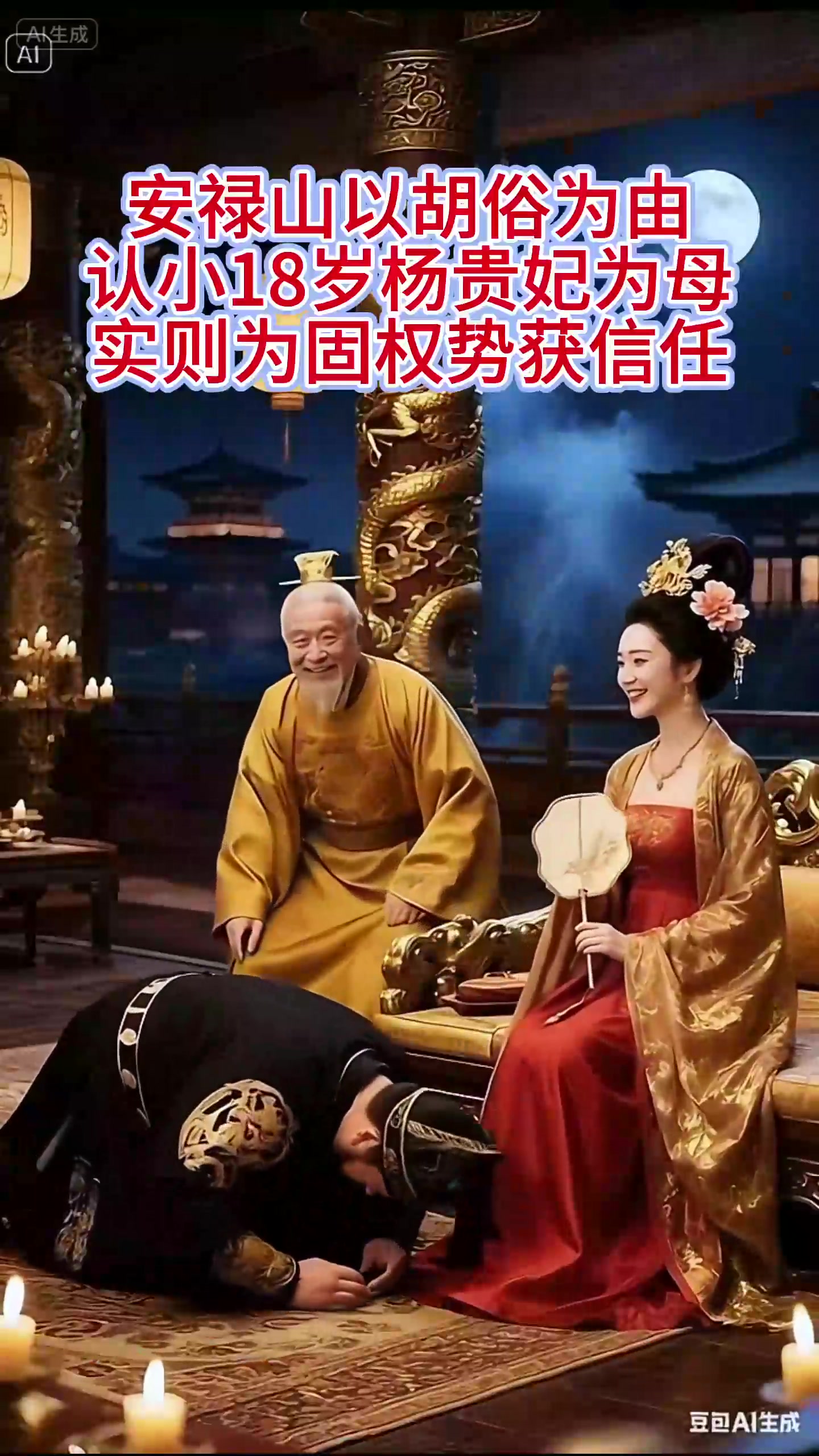 安禄山和杨贵妃历史上什么关系,安禄山与杨贵妃什么关系打开墓后