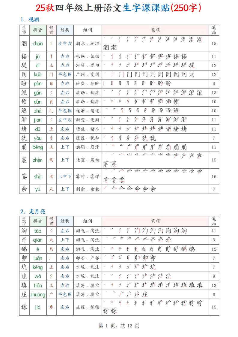 的字的笔顺笔画顺序,的字笔顺笔画怎么写呀