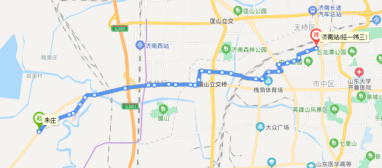济南115公交车路线是什么,济南115路公交车路线图