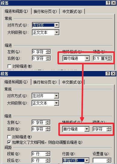首行缩进2字符咋设置,首行缩进2字符什么效果