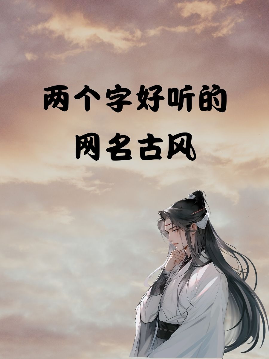 两个字的网名男