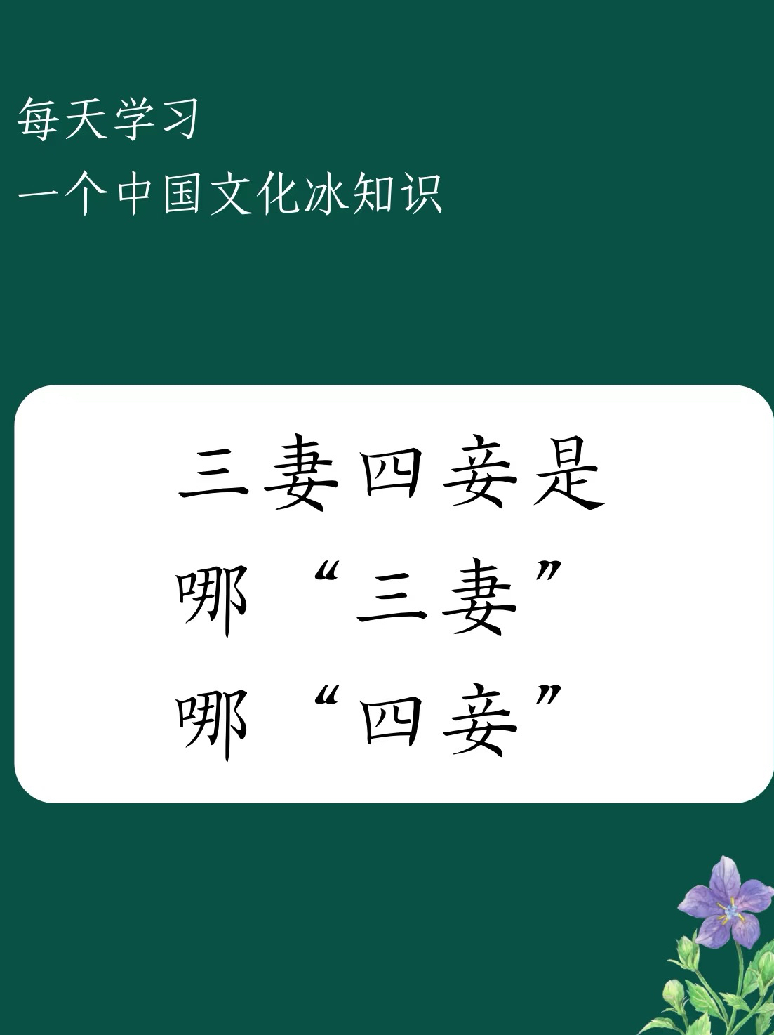 妾的四种等级,妾有几种