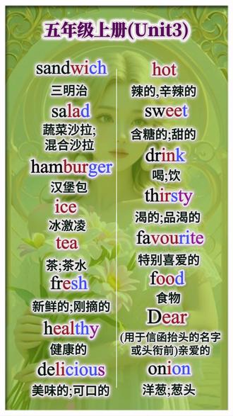 美味的英语怎么读