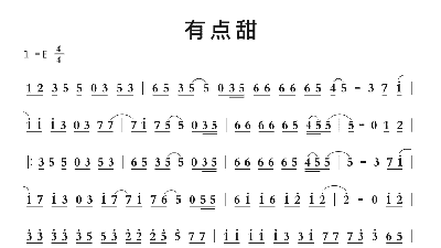 有点甜歌词是什么,有点甜歌词是什么意思