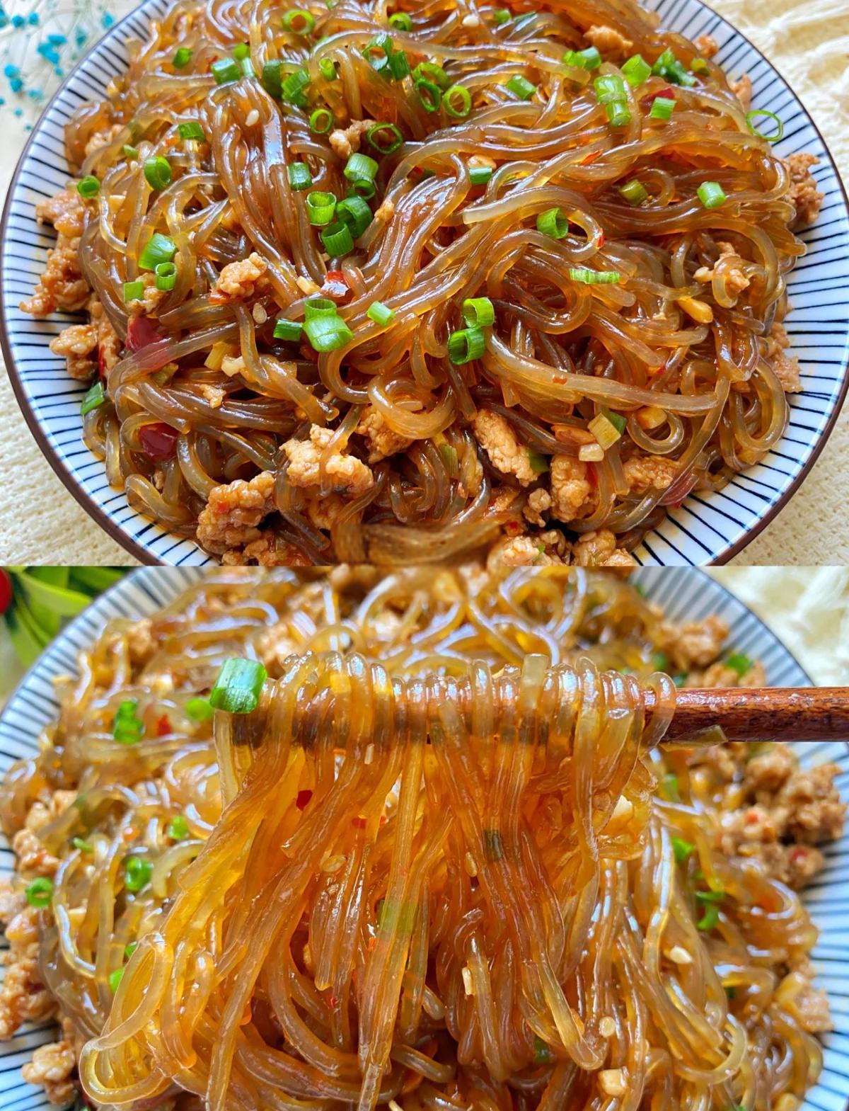 肉末粉条家常做法,肉末粉条家常做法不辣