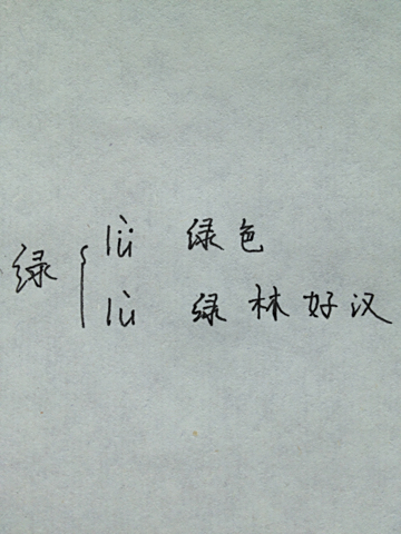 绿字读音及解释,绿字读音及解释怎么读