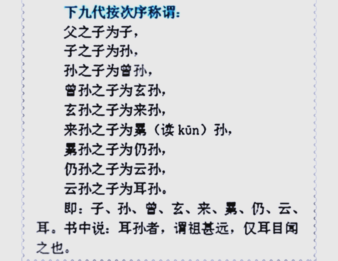 辈分排列称呼有哪些,辈分排列称呼有哪些种类