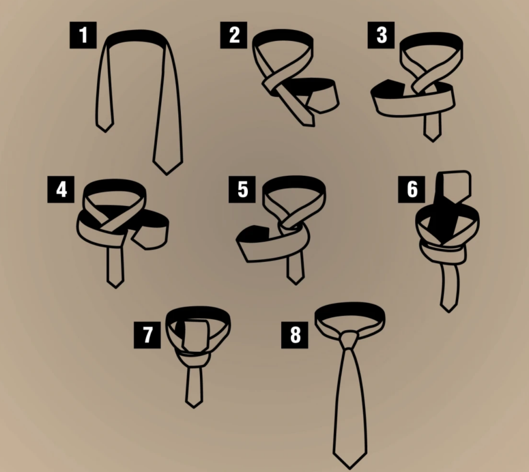 领带打法教程,男士领带的打法教程