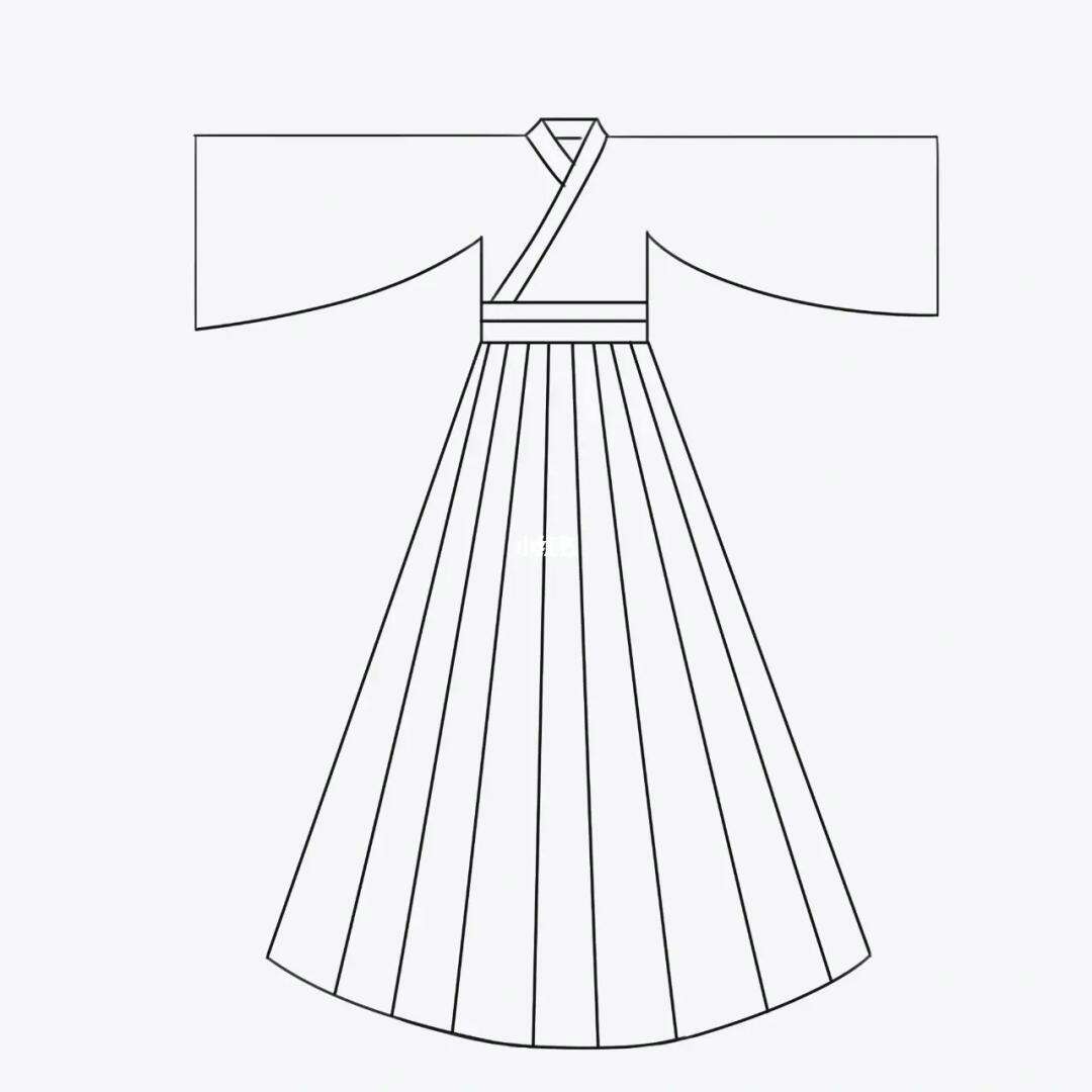 古装衣服简笔画教程,一步一步教你画简笔画的古装衣服