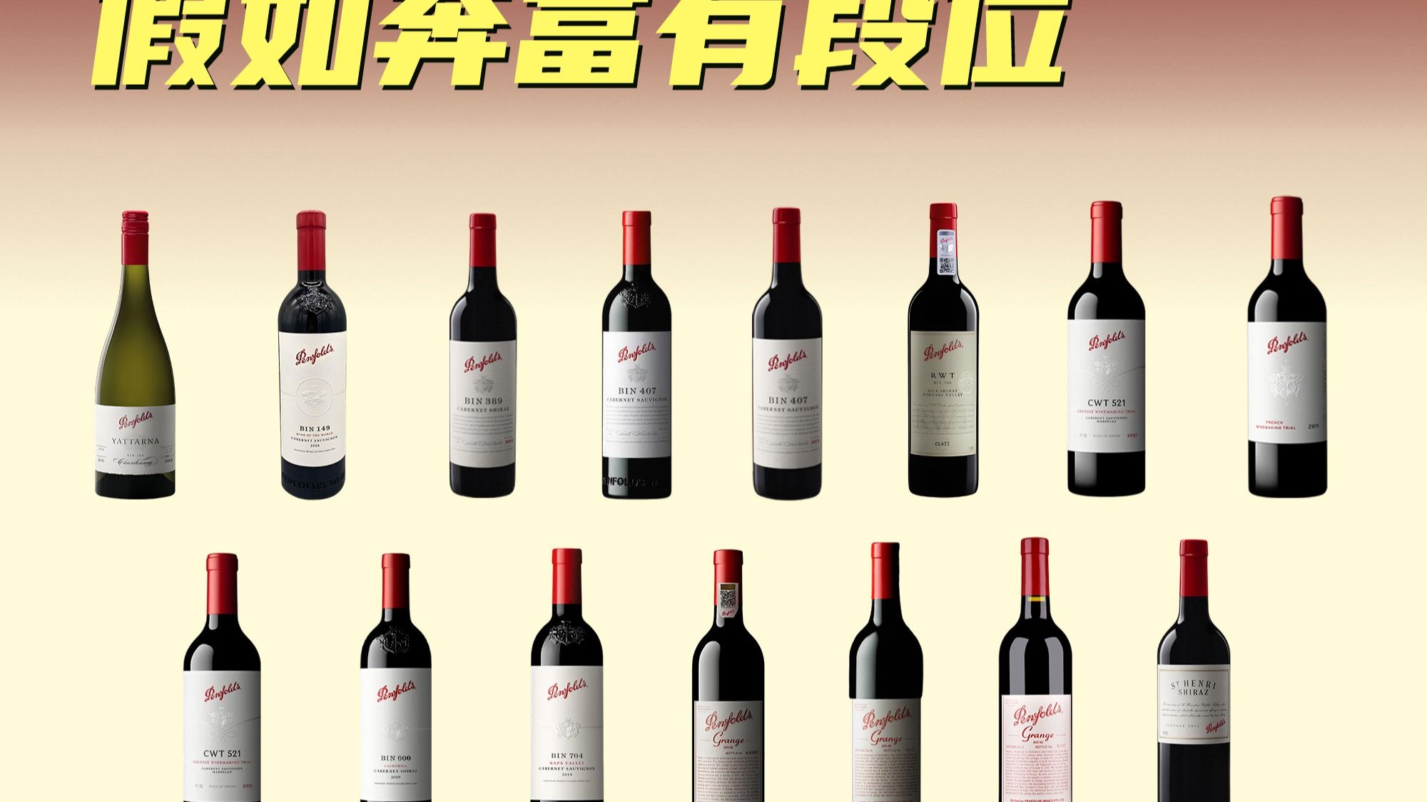 奔富各个系列介绍,奔富各个系列介绍价格区间