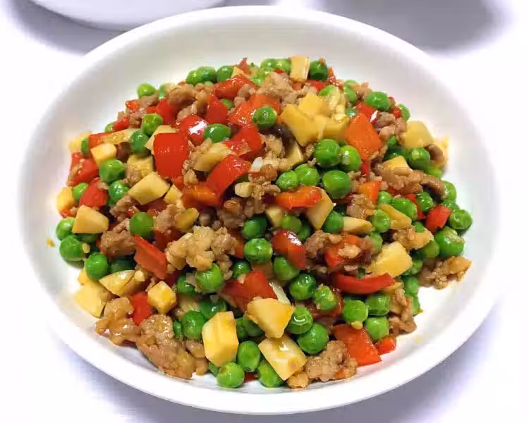 小豌豆炒肉的做法,小豌豆炒肉图片