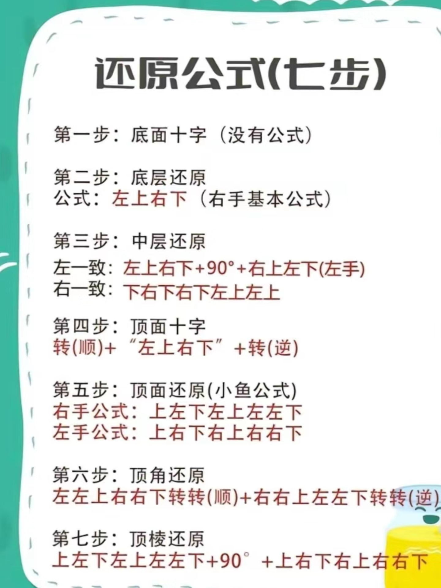 三角魔方教程一步一步图解,三阶魔方教程一步一步图解一看就会