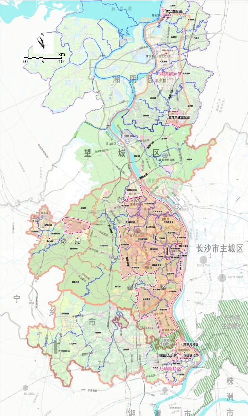 湘江新区范围,湘江新区包括哪些街道