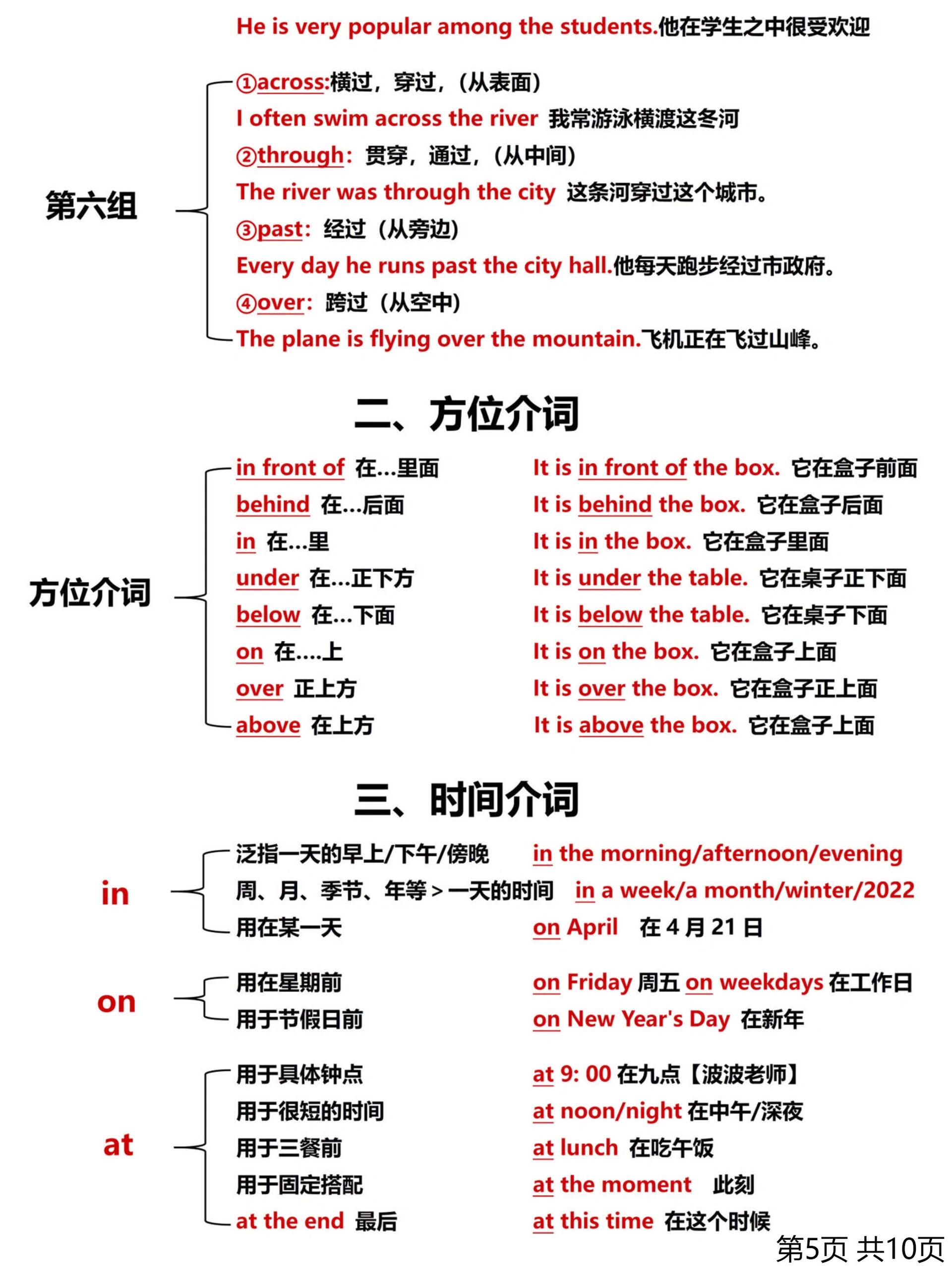 英语介词用法最全总结,英语介词用法最全总结七年级