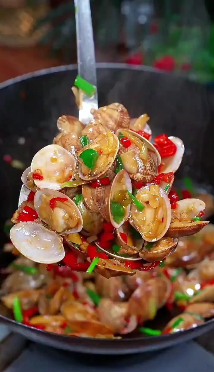 花蛤肉的家常做法,